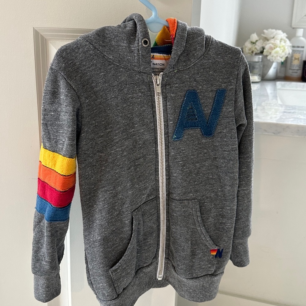 Two Aviator Nation hoodies